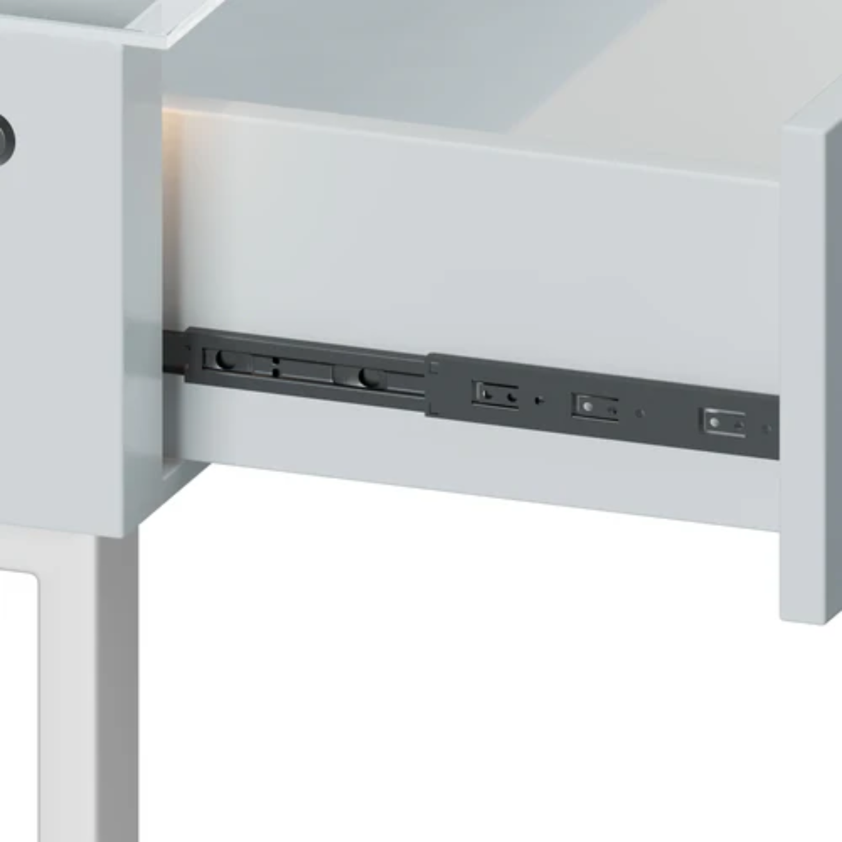 Billie Professional Vanity Desk with 3 Storage Drawers & Built-in LED Lighting
