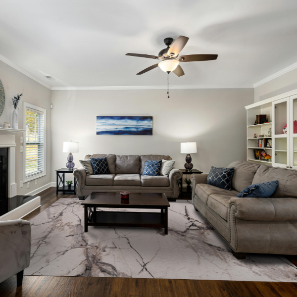 Lorenz Rug Krem and Grey