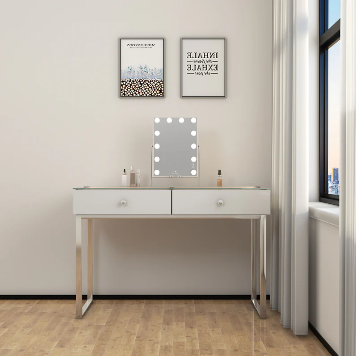 Hollywood Vaniti Mirror with Wireless Charging