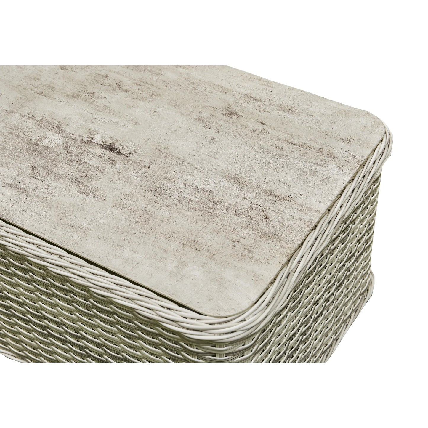 3-Seater Outdoor Lounge Set with Coffee Table (BW-01-Grey)