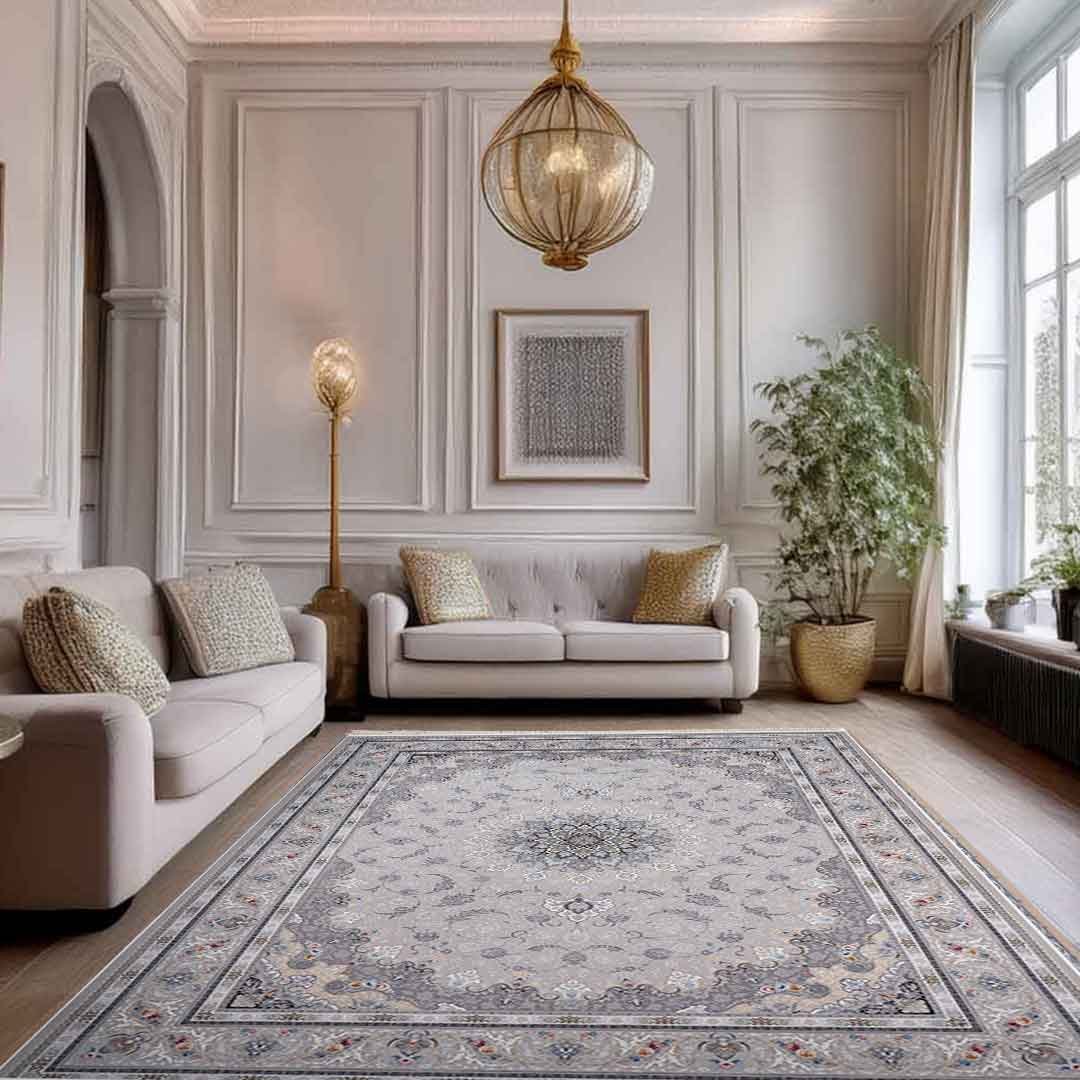 Emerald Mahan Cream Rug | E-161
