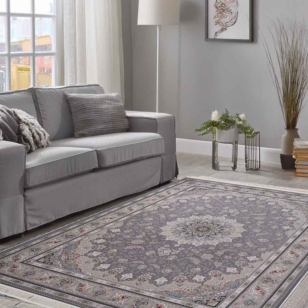 Emerald Mahan Light Grey Rug | E-161