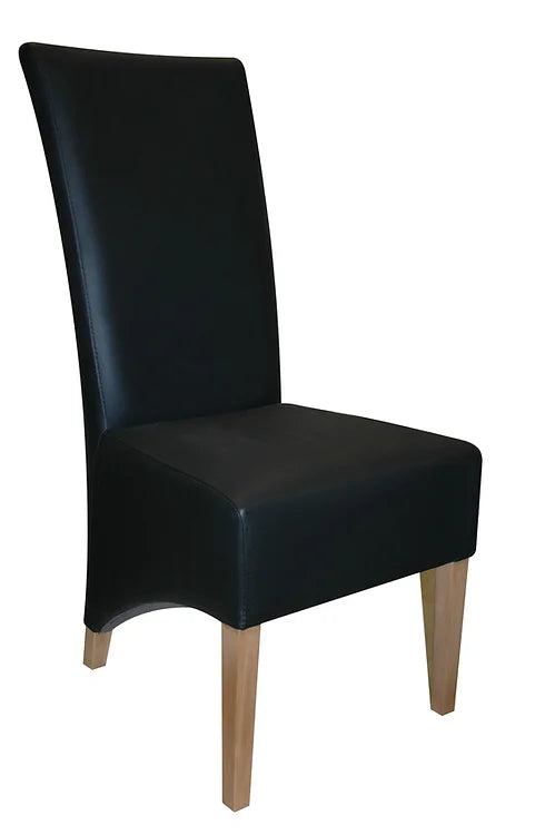 Aura Matte Black Dining Chair