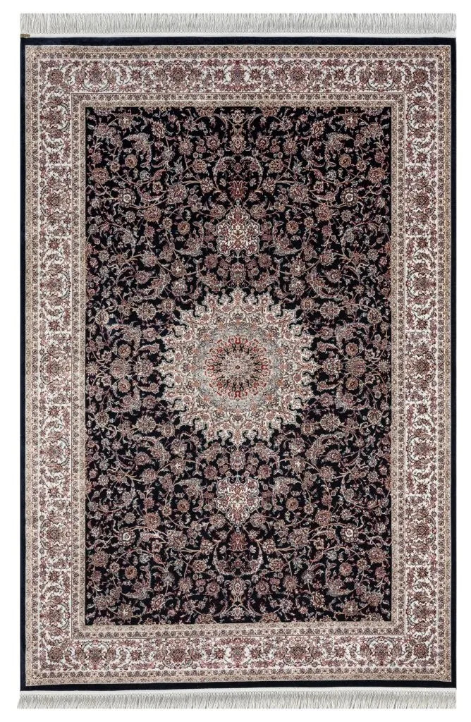 Minyatur Navy White Top Rug