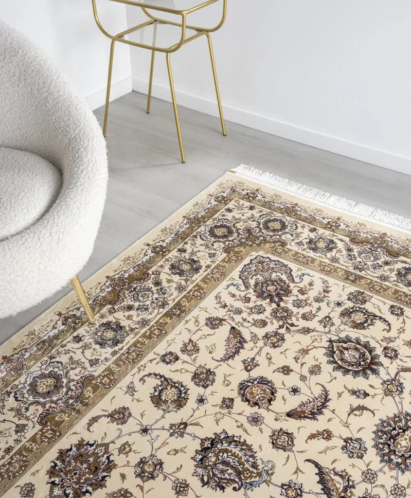 Minyatur Cream Cream Top Rug