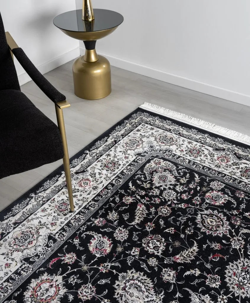Minyatur Navy White Top Rug