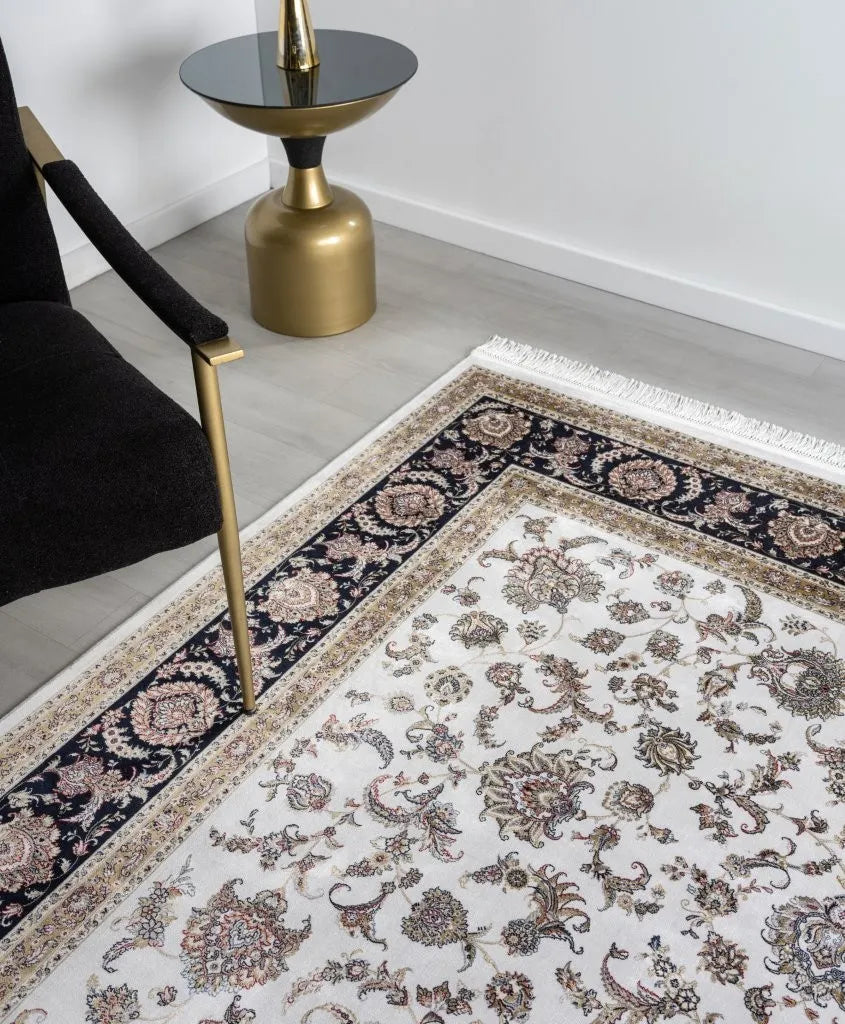 Minyatur White Navy Top Rug