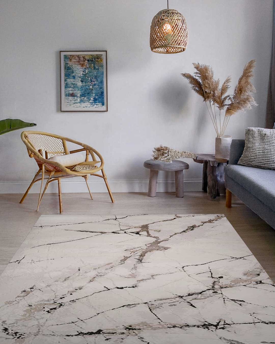 Ruby White K/Beige Rug – Elegant, Timeless Design for Any Space