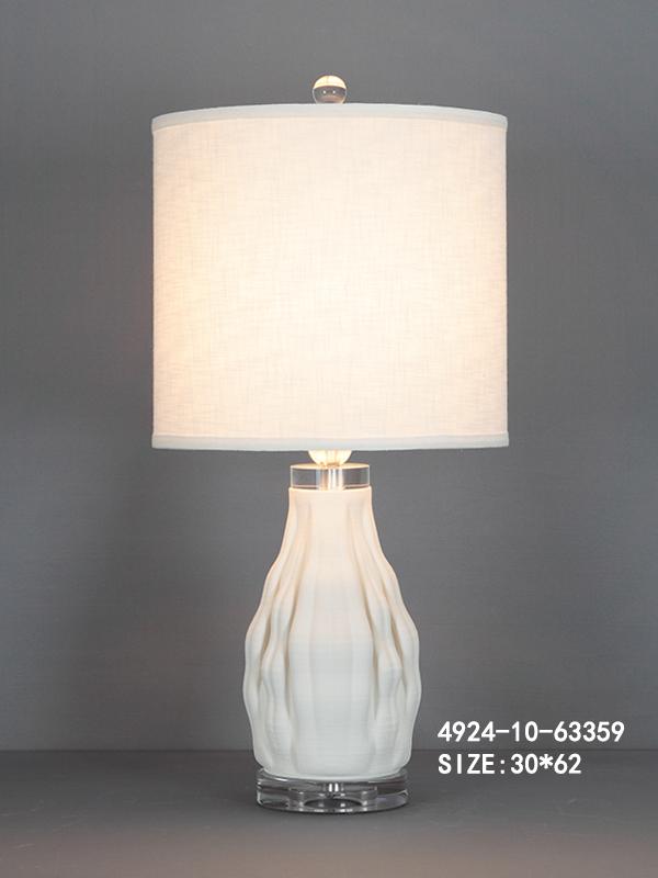 Nordic White Table Lamp 30x62 cm