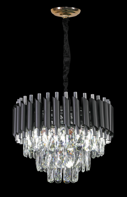 Guido Silver Crystal Chandelier