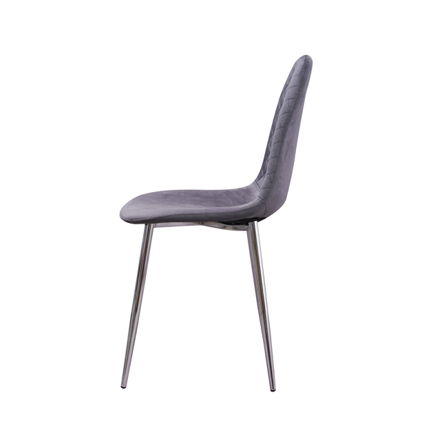 Lara Dark Grey Chair - Set of 4