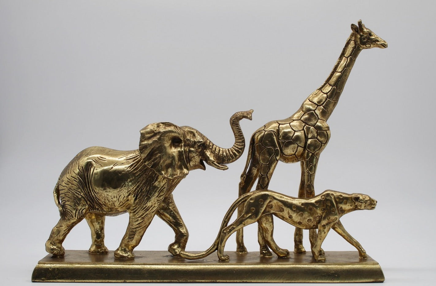 Gold Trio of Animals