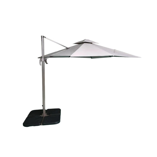 Grey Cantilever Parasol with Crank Mechanism (BW-15-Dark-Grey)