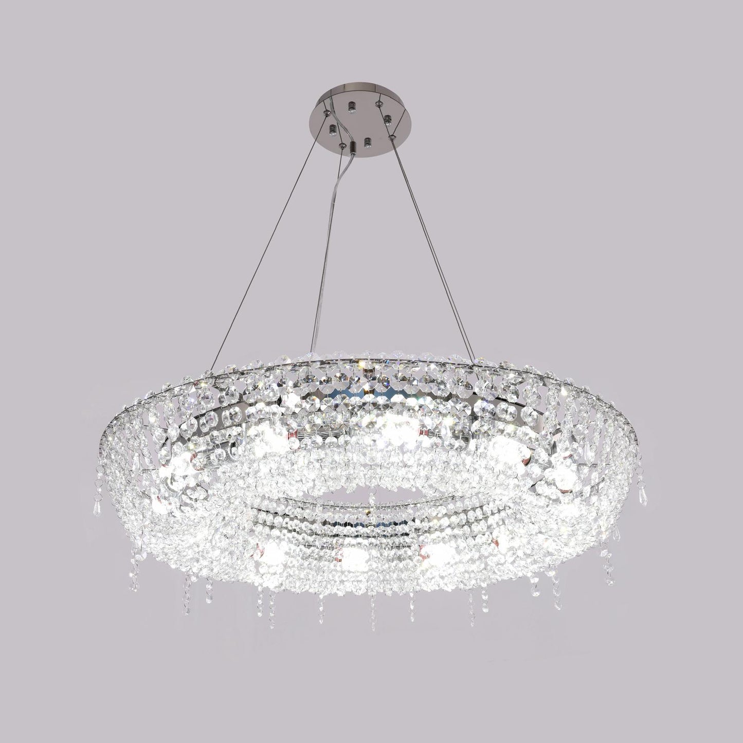 Round Crystal Chandelier