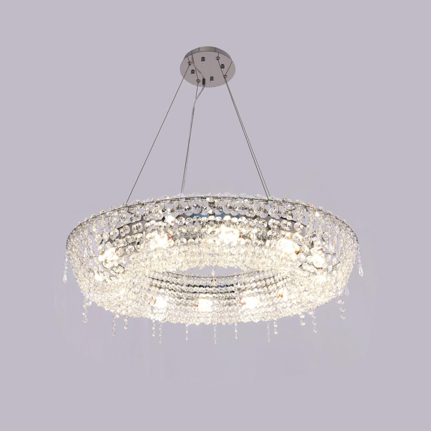 Round Crystal Chandelier