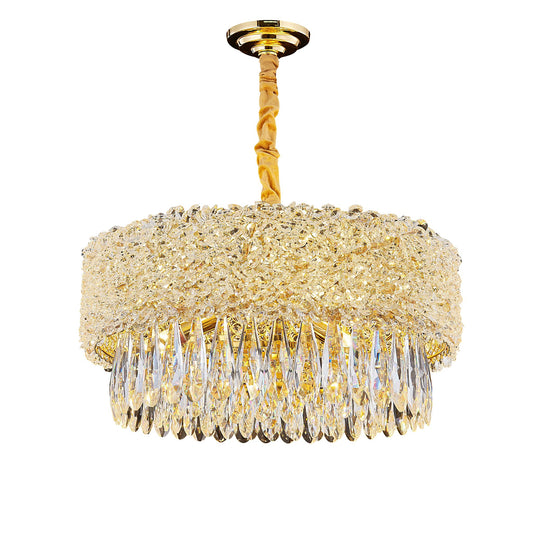 Gold Crystal Chandelier