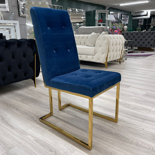 Navy Dining Chair