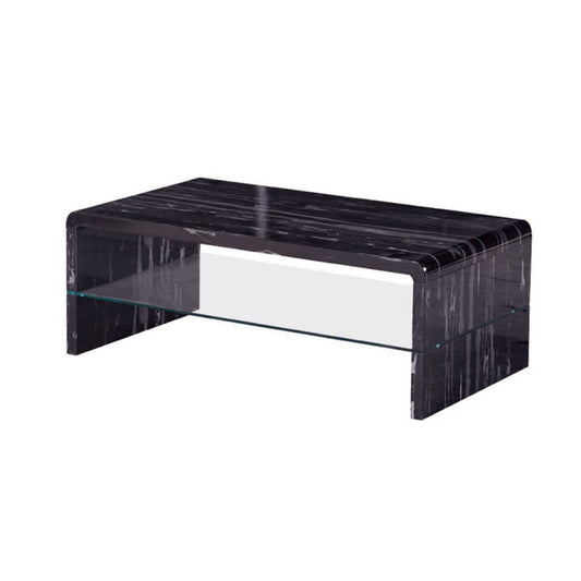 Black Marble Effect Coffee Table