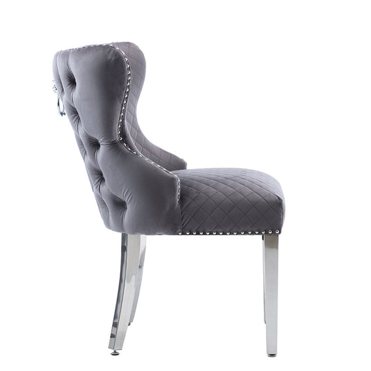 Dark Grey Dining Chair