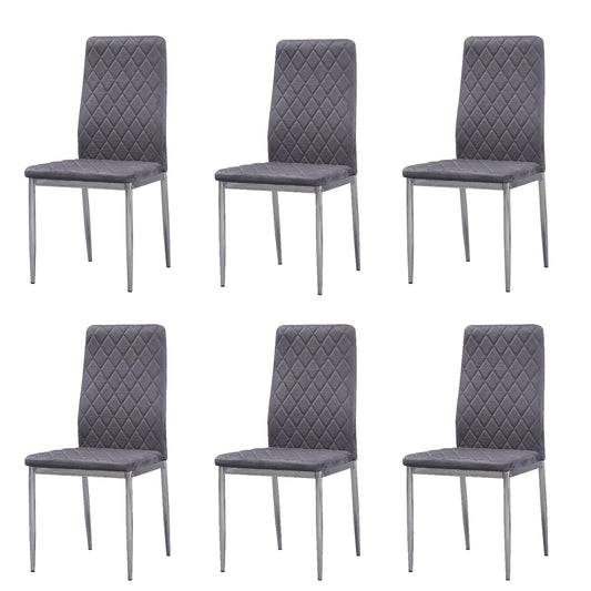 Mia Grey Chair - Set of 6