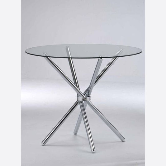 Atlas Round Glass Dining Table