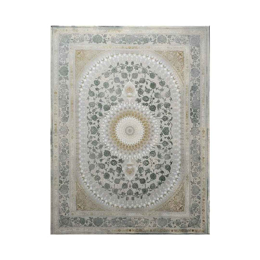 Emerald Sorena Beige Green Rug | E-126