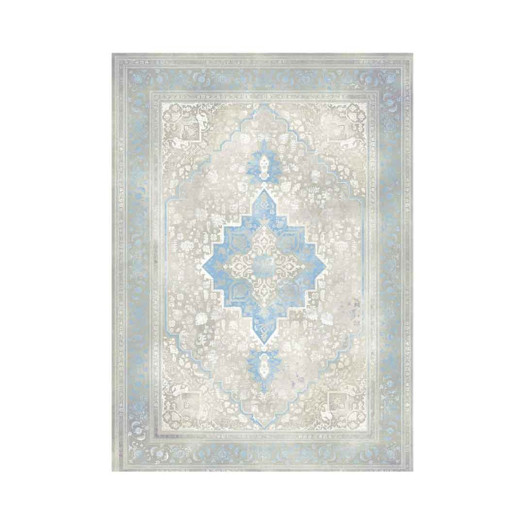 Emerald Hirad Blue Rug | E-125