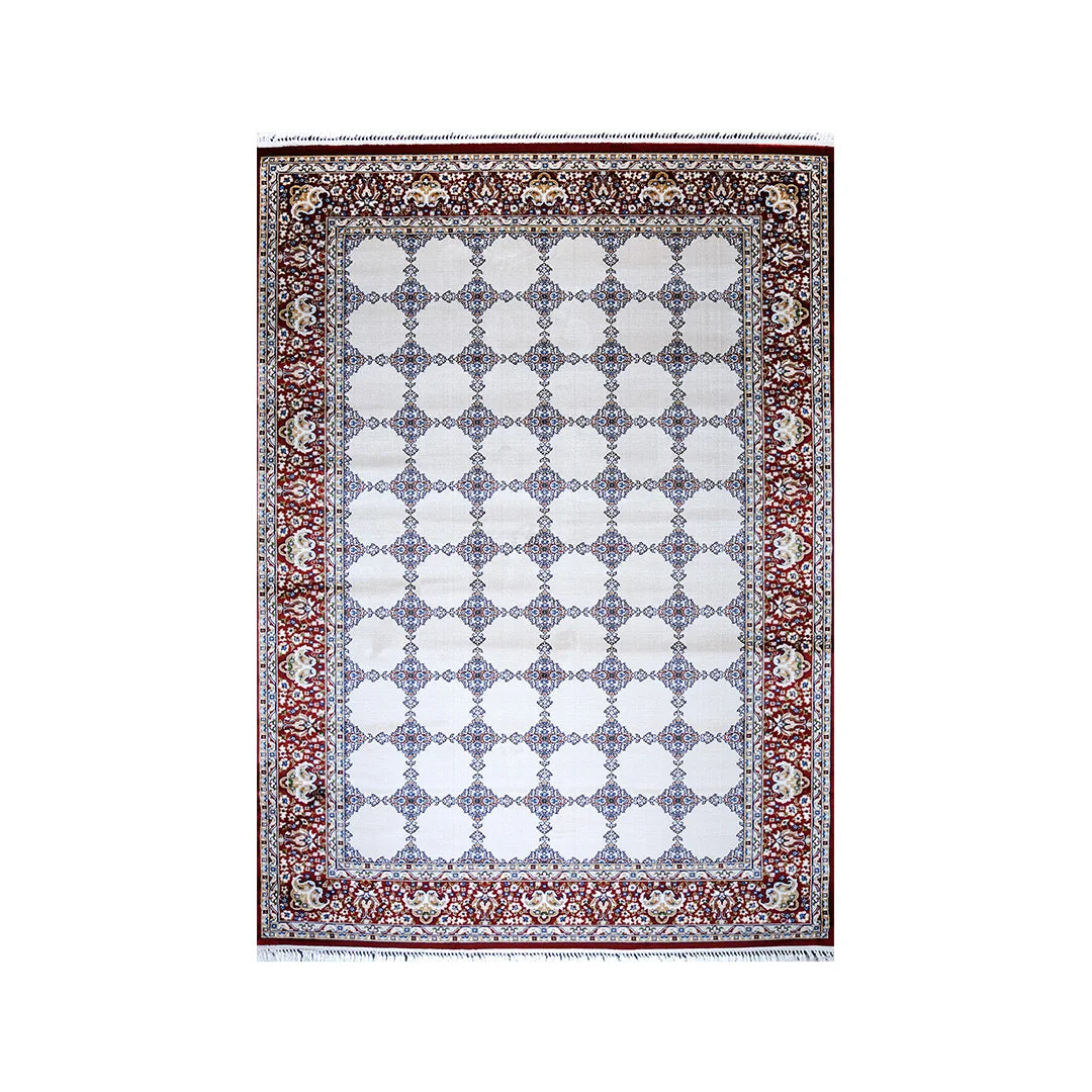 Bukhara Red Beige Elegance Rug | A636B-E3338-RED/BEIGE