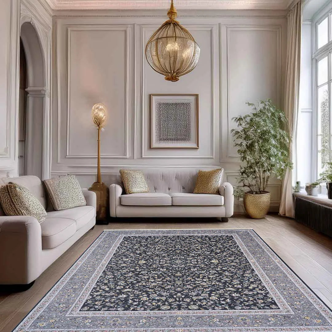 Amatis Adrianna Dark Grey Rug | A-133