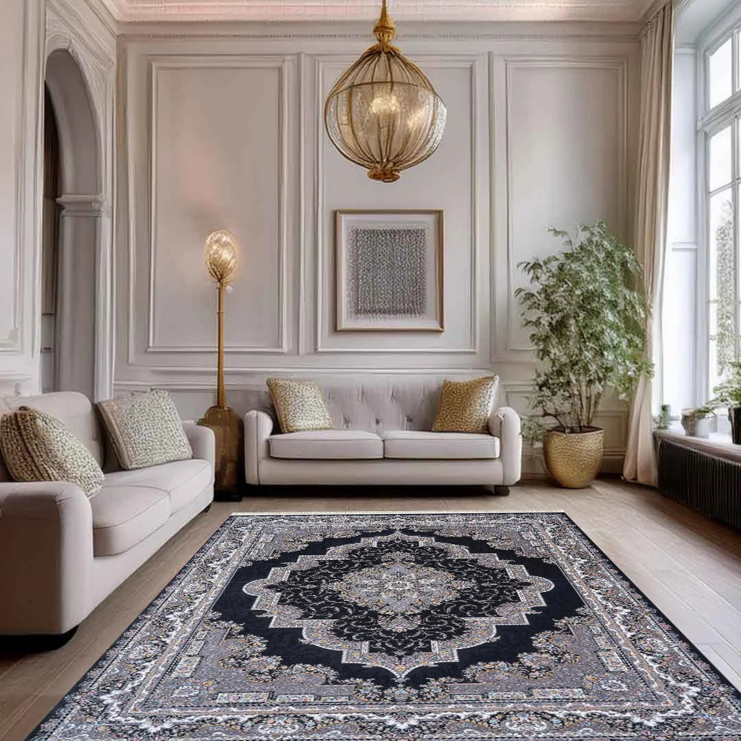 Amatis Maneii Navy Blue Rug | A-151