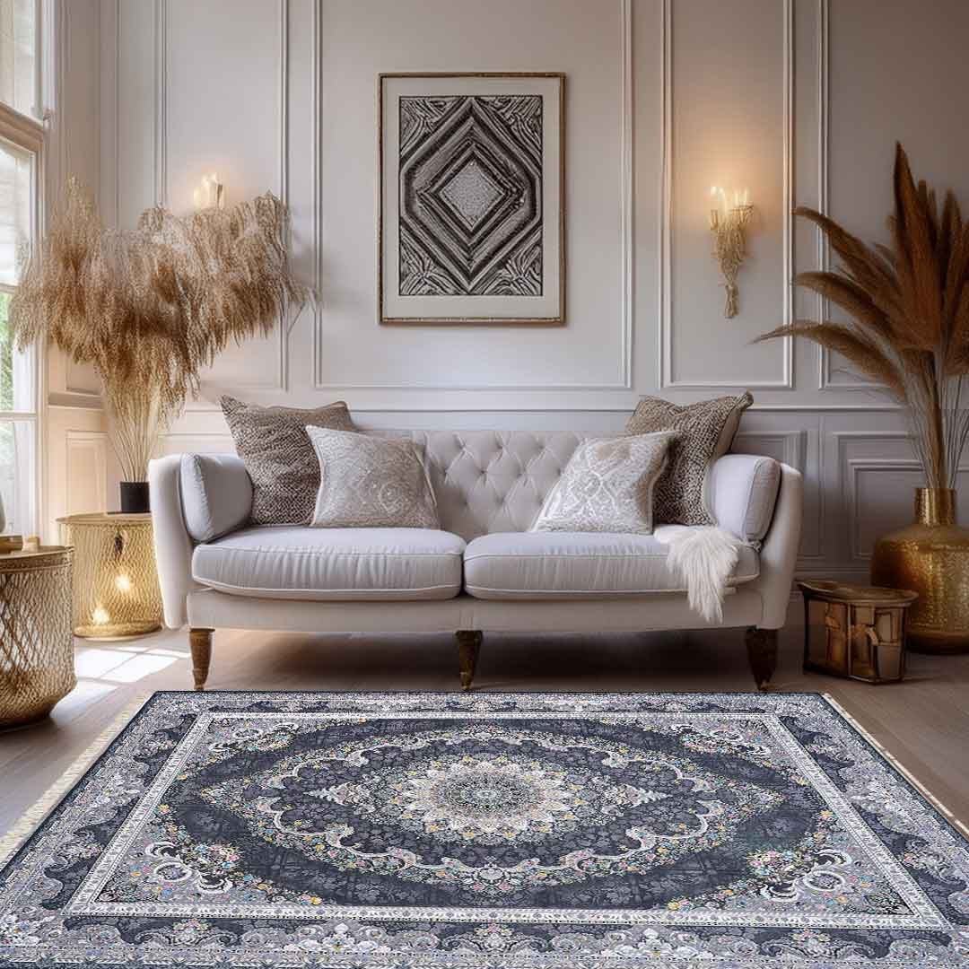 Amatis Viona Dark Grey Rug | A-135