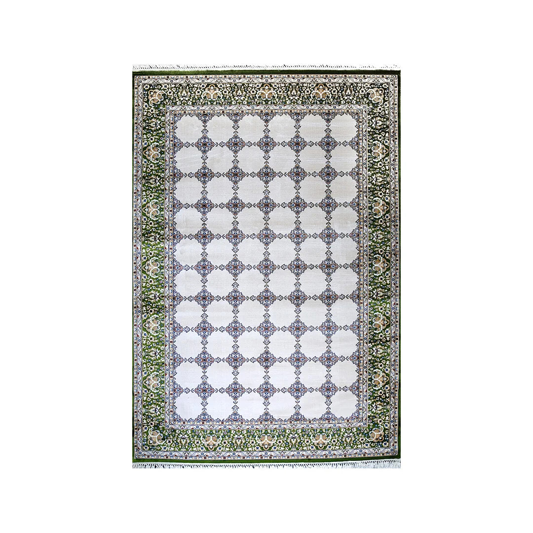 Bukhara Green Beige Elegance Rug | A636B-E3348-GREEN/BEIGE