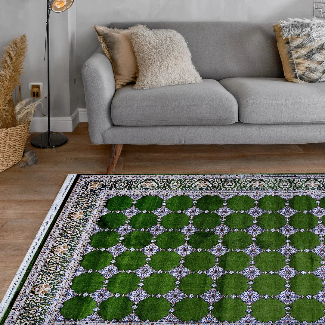 Bukhara Green Elegance Rug | A636A-E3344-GREEN/GREEN