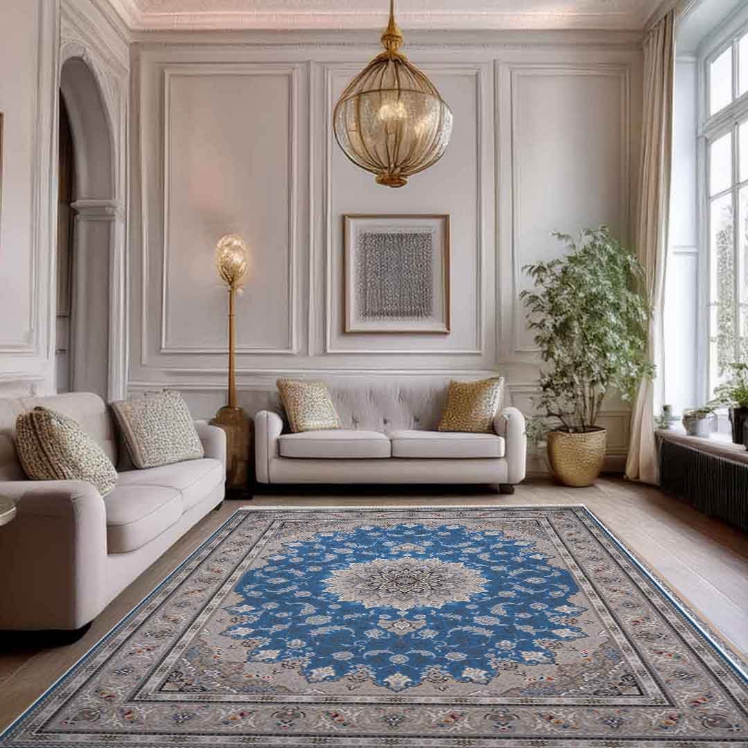 Emerald Mahan Blue Rug | E-161