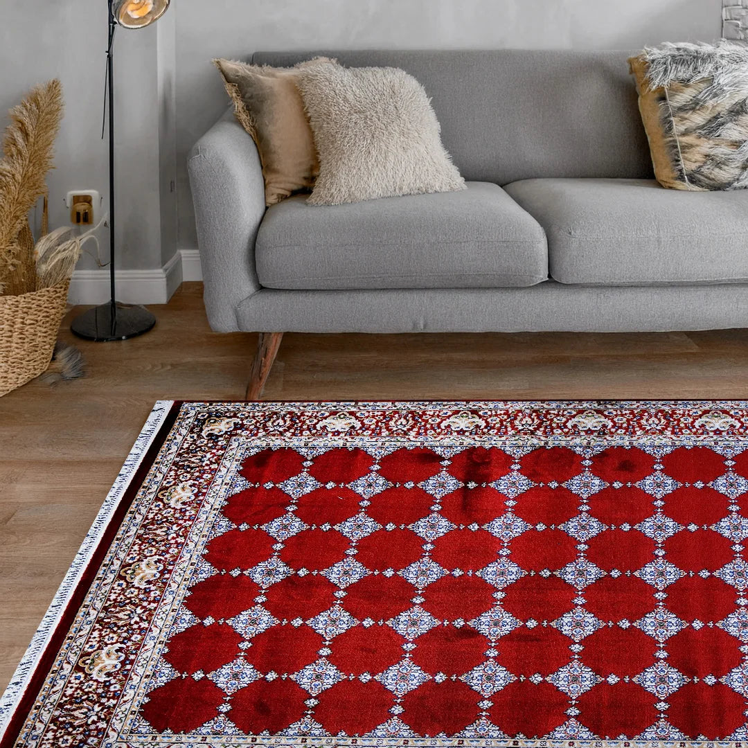 Bukhara Red Elegance Rug | A636A-E3333-RED/RED