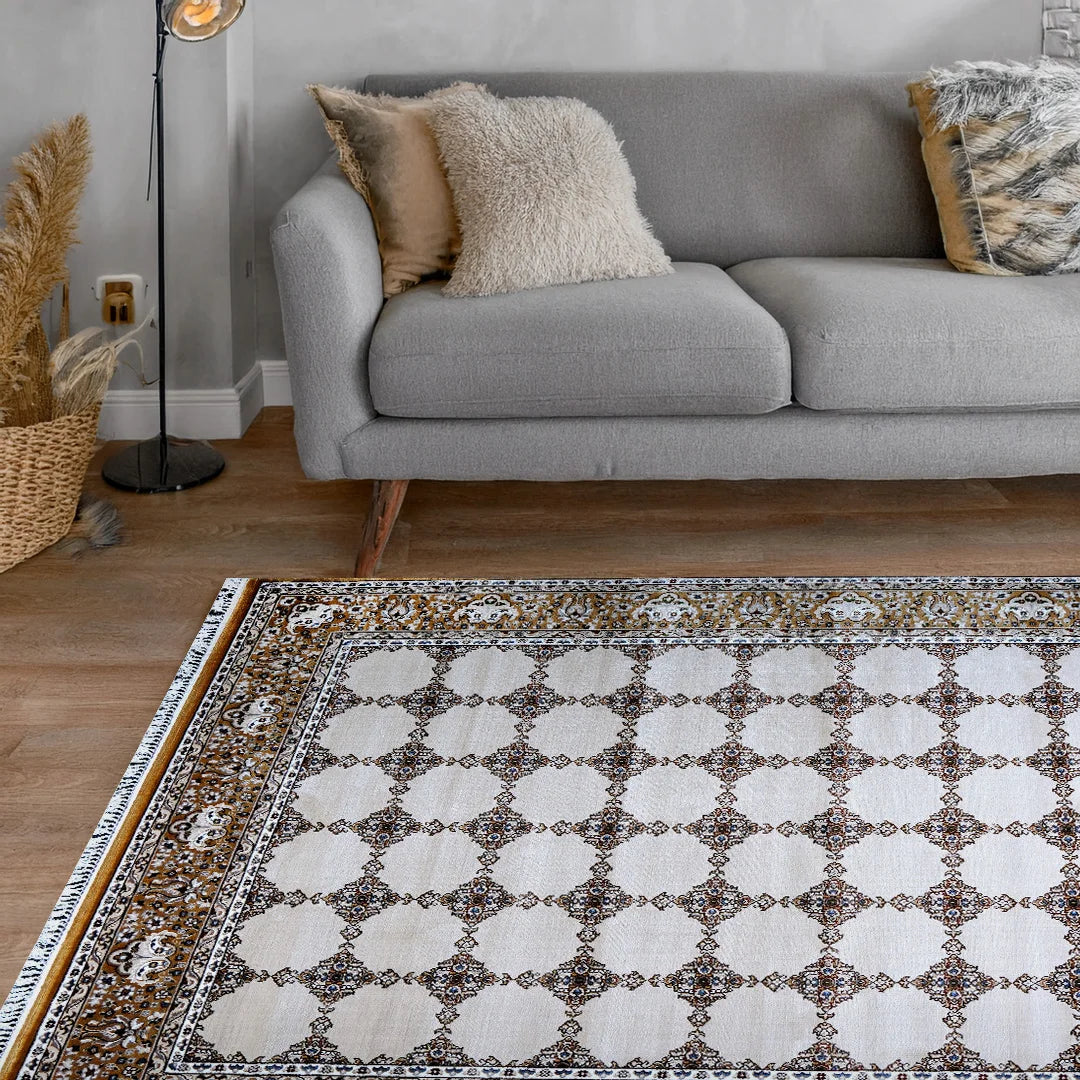 Bukhara Navy Beige Elegance Rug | A636B-E3368-NAVY/BEIGE