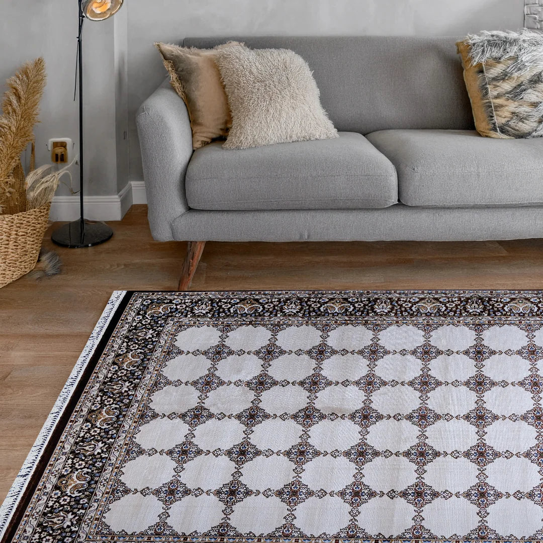 Bukhara Brown Beige Elegance Rug | A636B-E3468-BROWN/BEIGE