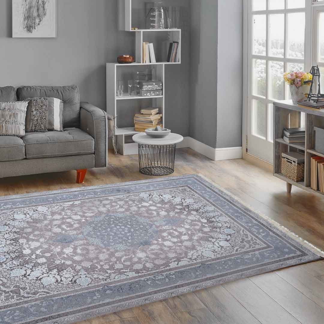 Emerald Maniya Blue Elegance Rug | E-122