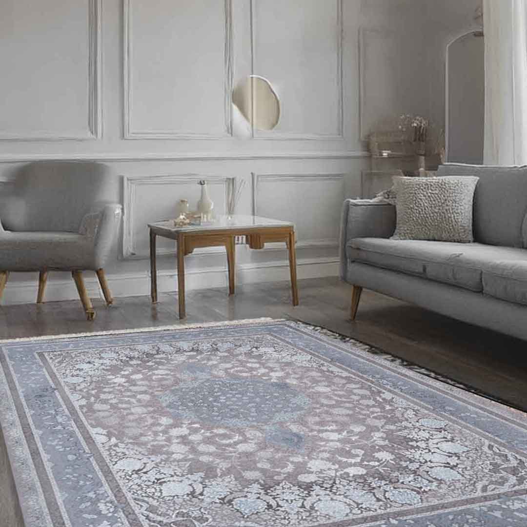 Emerald Maniya Blue Elegance Rug | E-122