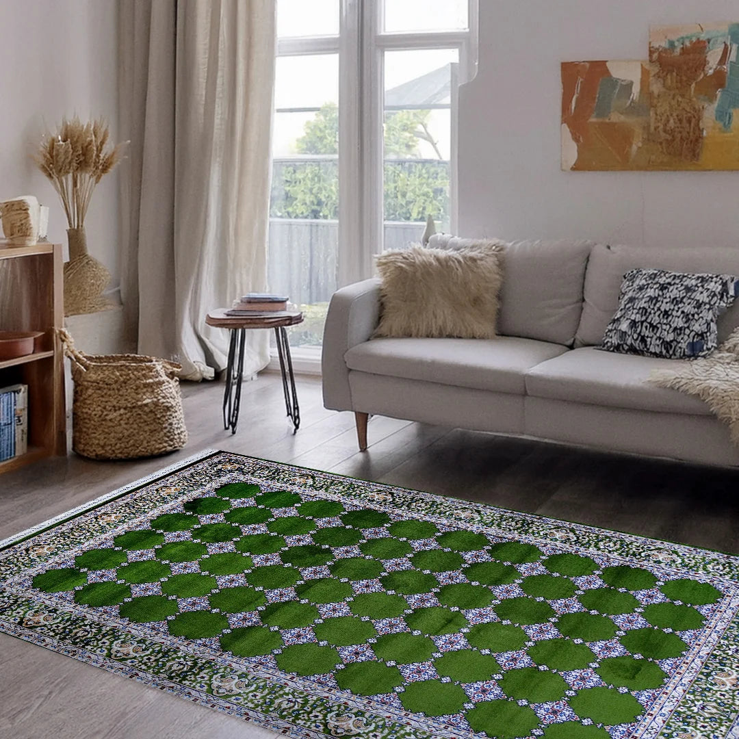 Bukhara Green Elegance Rug | A636A-E3344-GREEN/GREEN