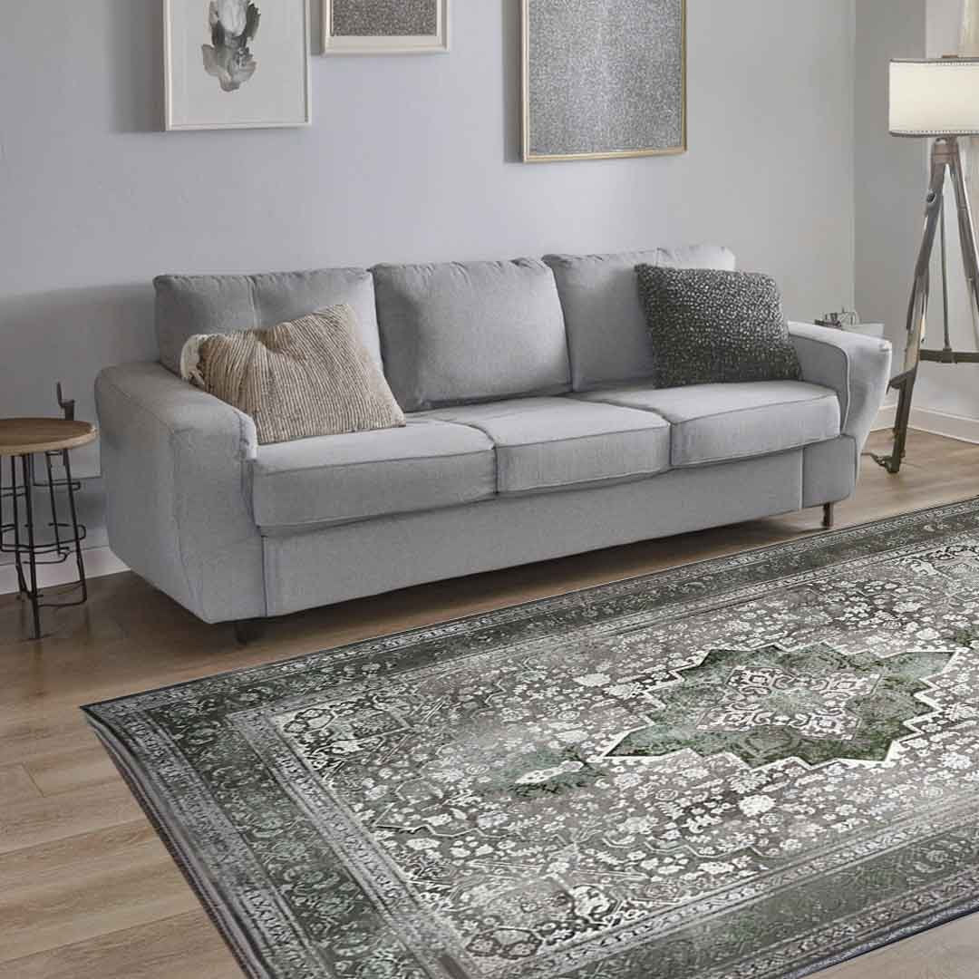Emerald Hirad Green Rug | E-125