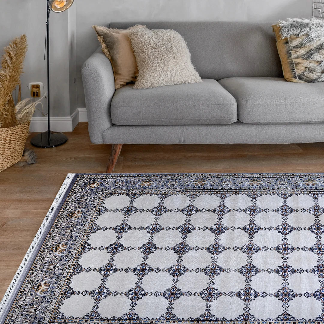 Bukhara Grey Beige Elegance Rug | A636B-E3378-GREY/BEIGE