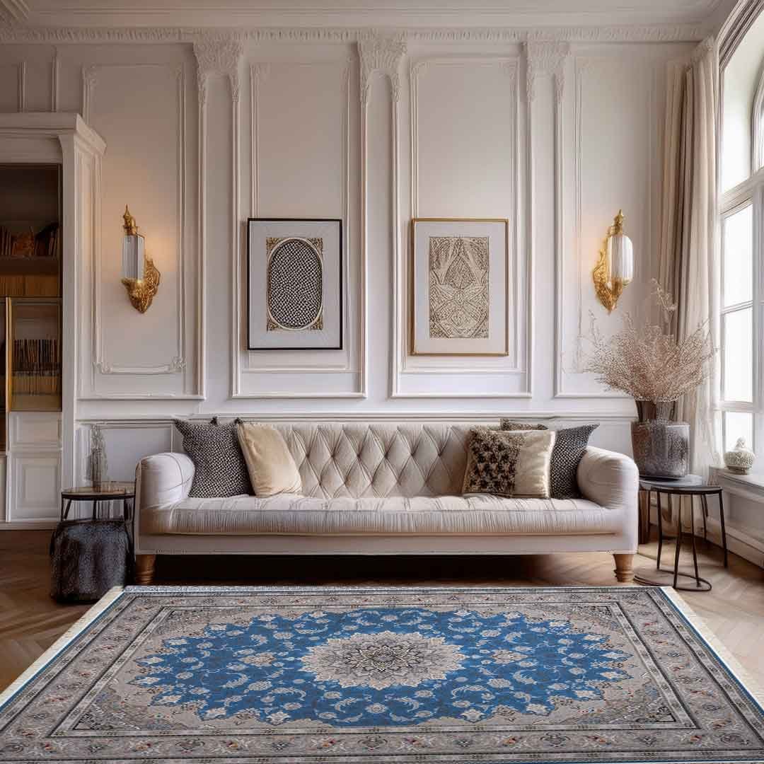 Emerald Mahan Blue Rug | E-161