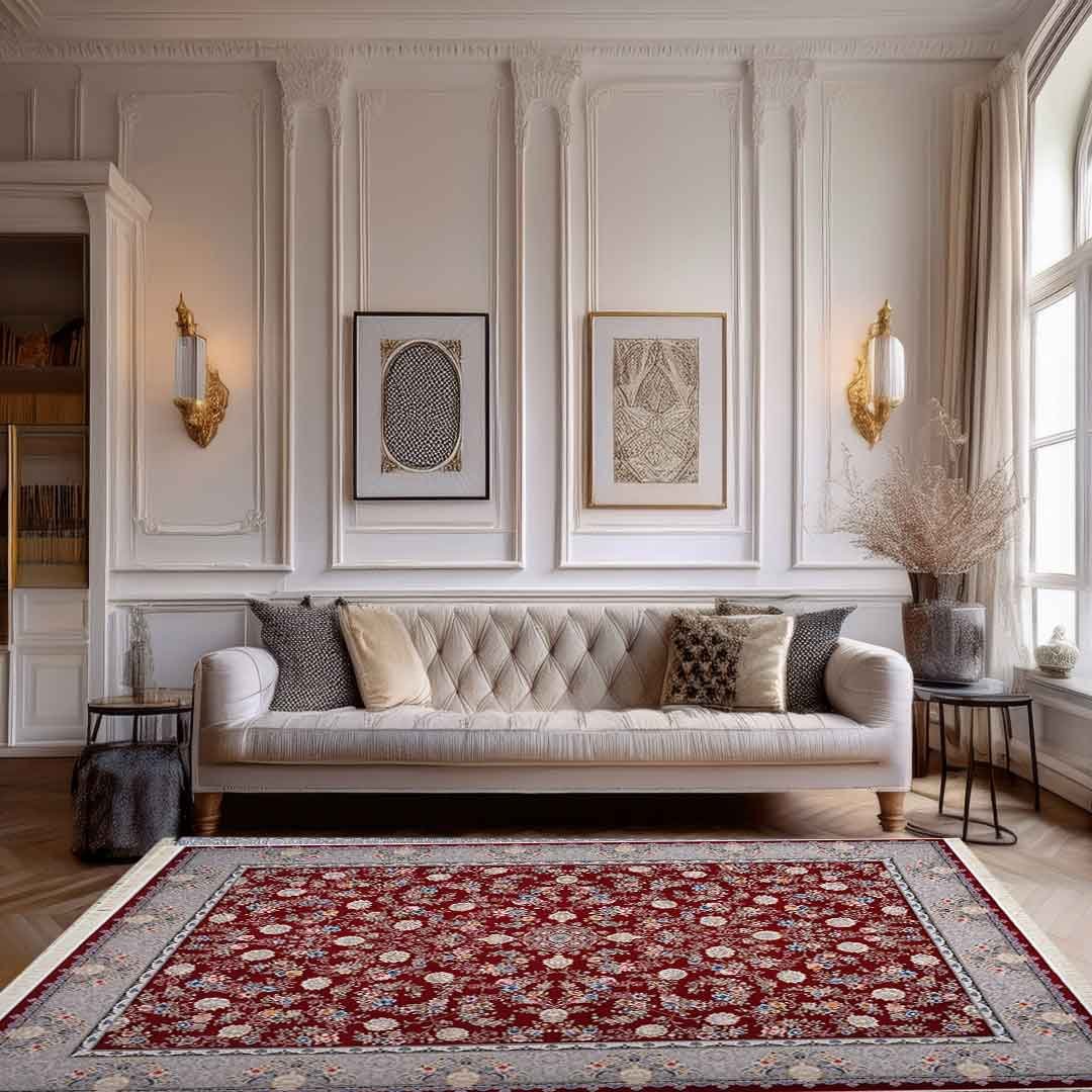 Emerald Pariya Red Rug | E-160