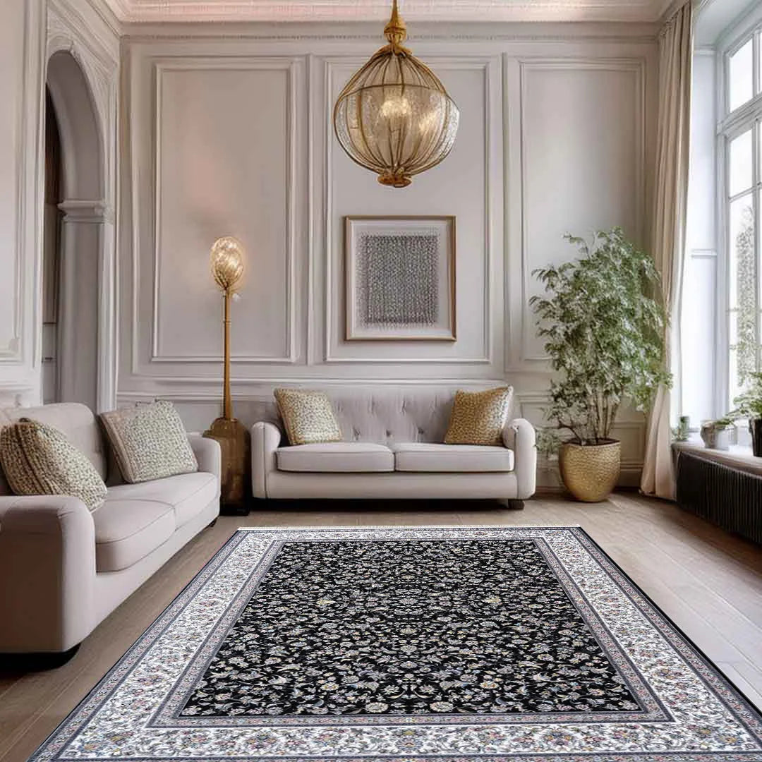 Amatis Adrianna Navy Blue Rug | A-133