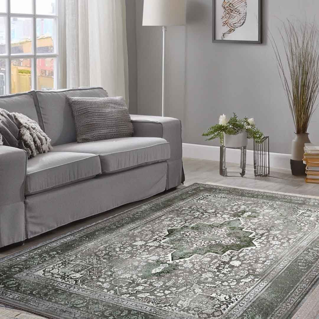 Emerald Hirad Green Rug | E-125