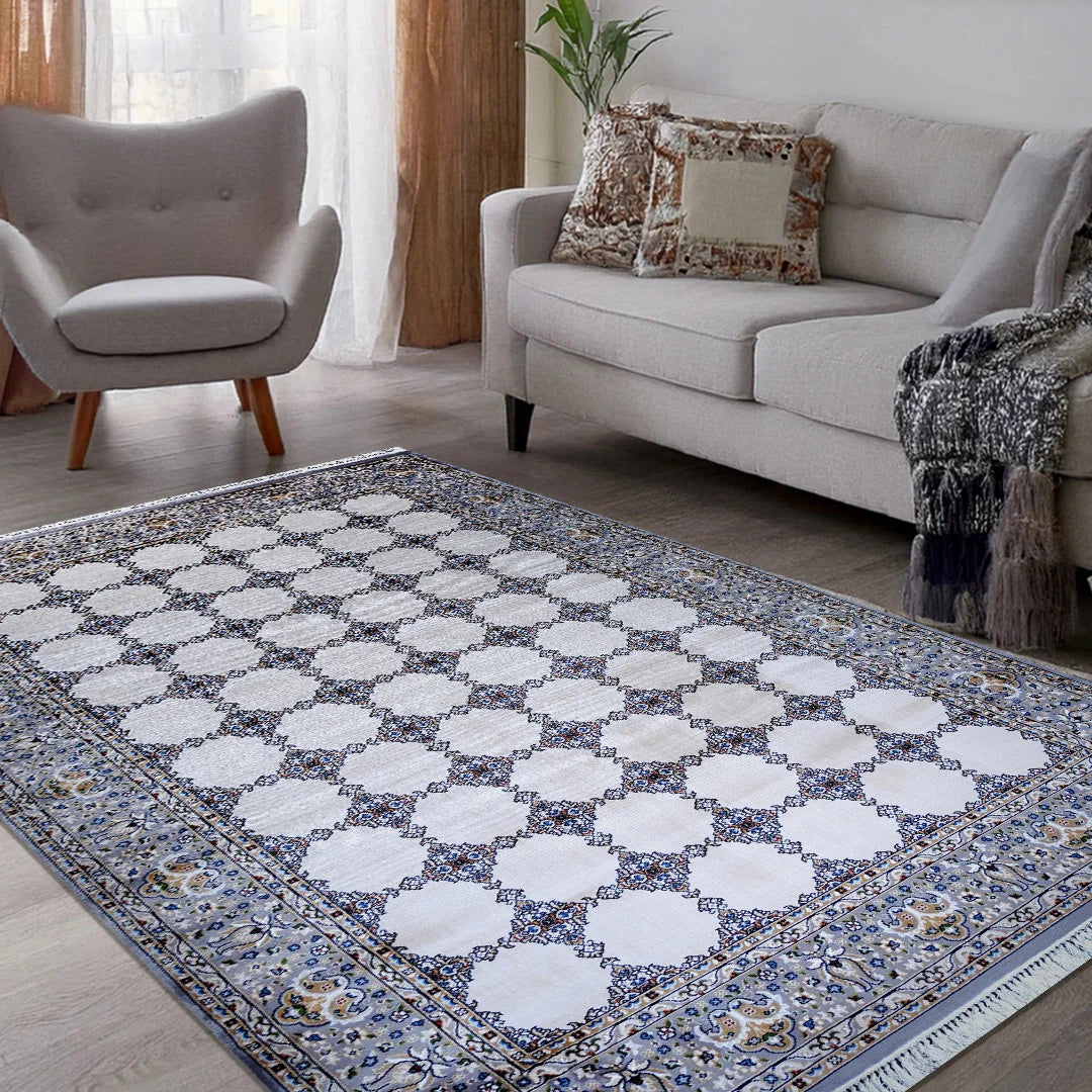 Bukhara Grey Beige Elegance Rug | A636B-E3378-GREY/BEIGE