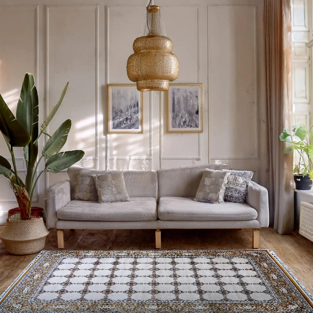 Bukhara Hardal Beige Elegance Rug | A636B-E3428-HARDAL/BEIGE