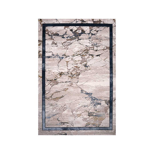 Ruby Marble White and Blue Rug