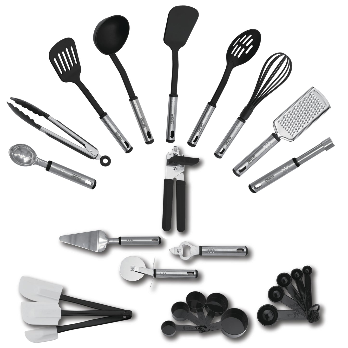 CHEFCHY 26 Piece Nylon Utensil Set